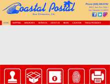 Tablet Screenshot of coastalpostalsc.com